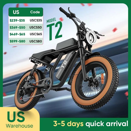 Peak 1500W Electric Mountain Bike with 48V 15.6Ah Removable Battery, 28MPH 100 Mile Range, 20" X 4" fat Tire E-bike