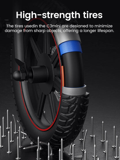 DYU C3 14 inch Electric Bicycle Peak 500W Motor 36V7.8AH Lithium Battery Electric Bike , city E-bike